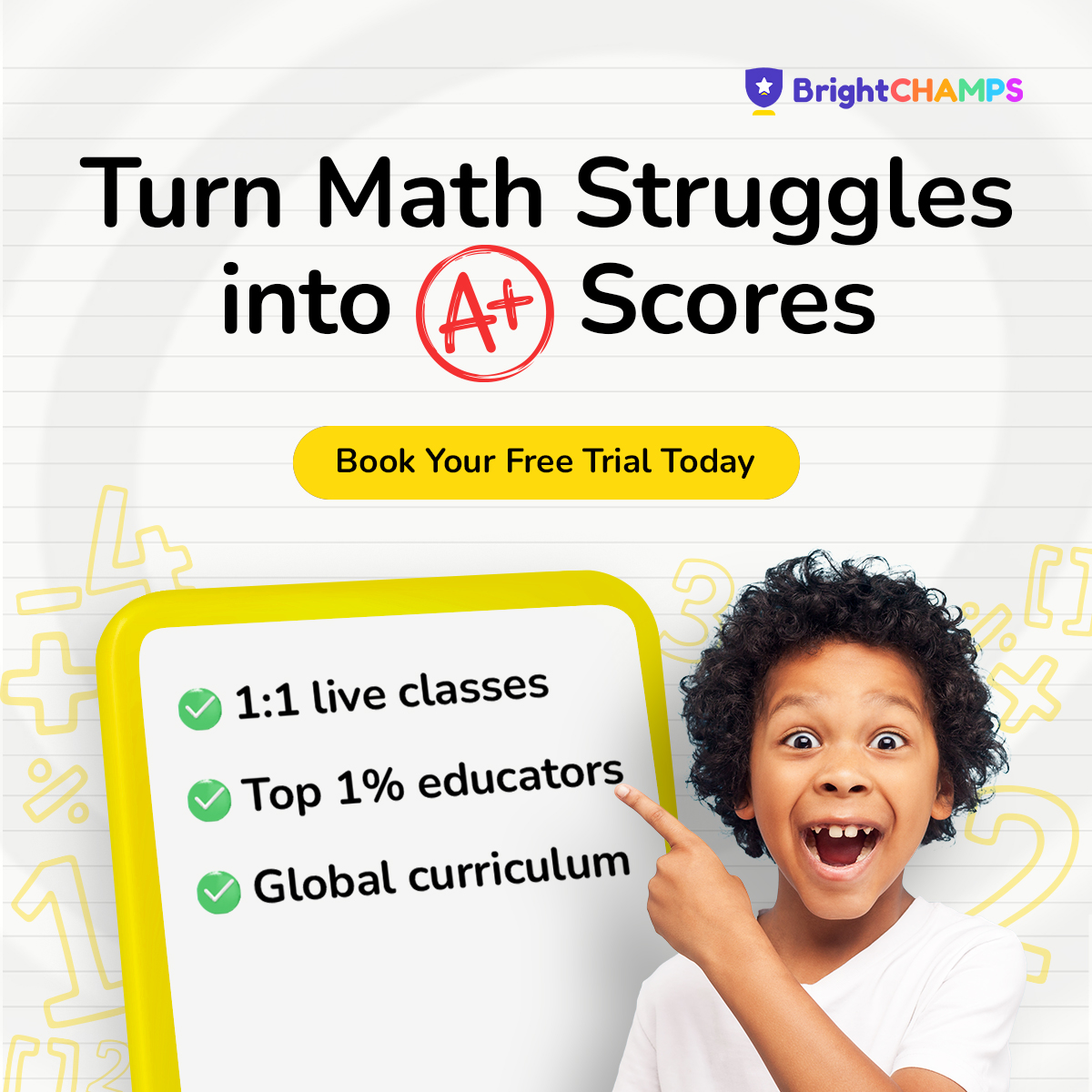 BrightChamps Learning Facebook ad