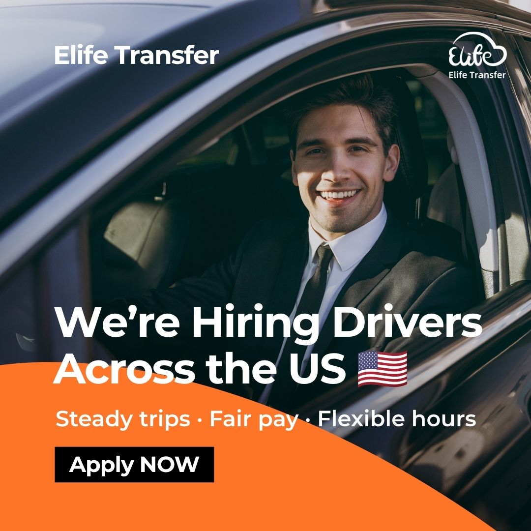 Elife Transfer Facebook ad: Join the Elife Driver Network