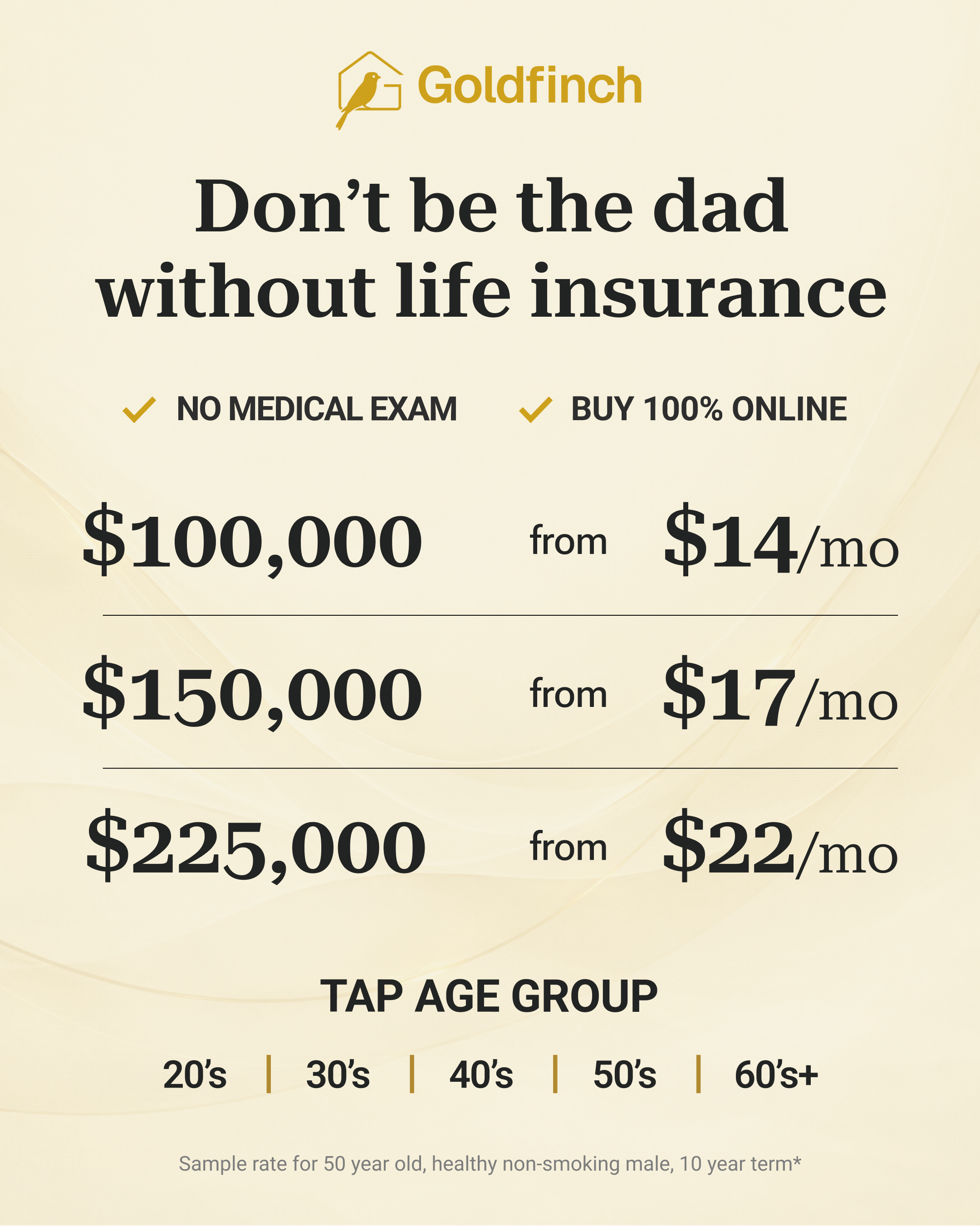 Goldfinch Insurance Facebook ad: Goldfinch | Annuities & Life Insurance
