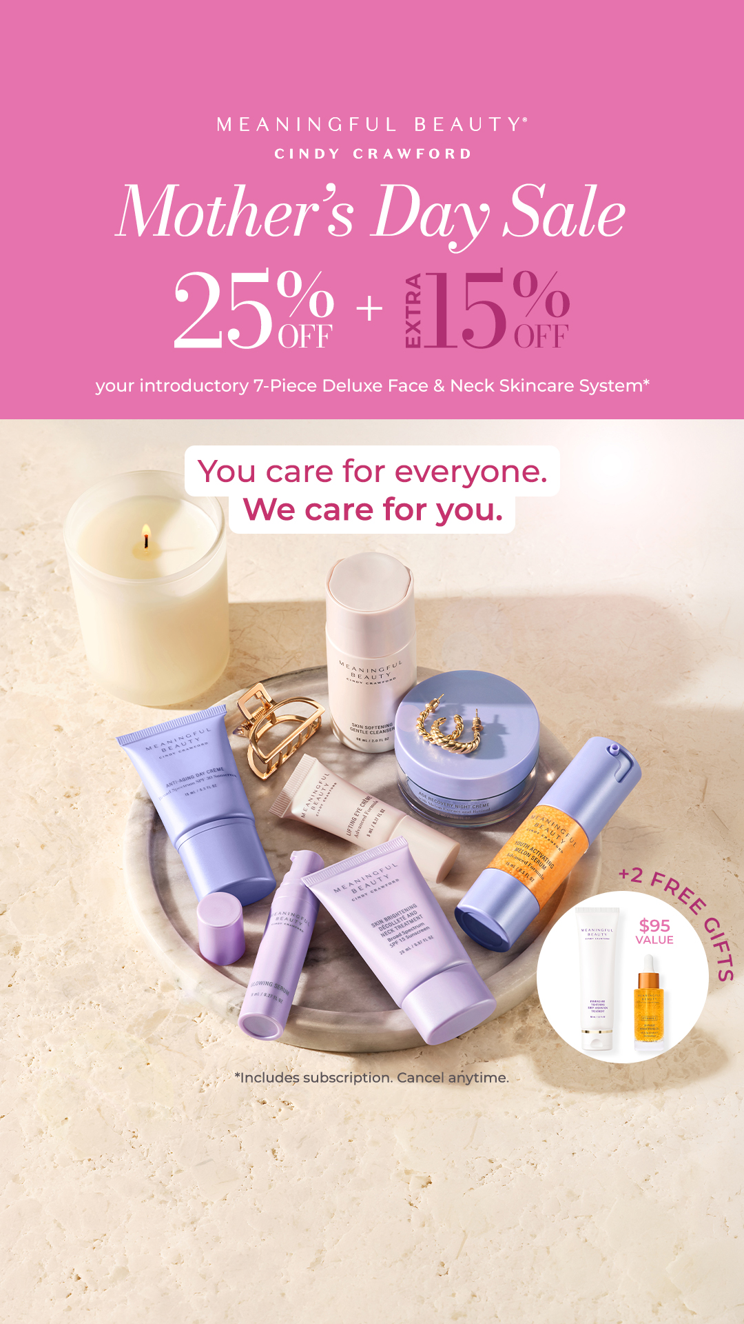 Meaningful Beauty Facebook ad