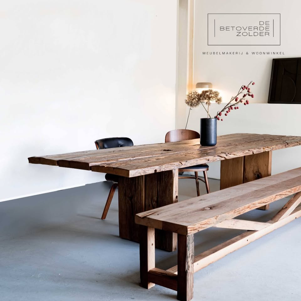 De Betoverde Zolder Facebook ad: De Betoverde Zolder | Tafels | Houten wandplanken | Kasten…