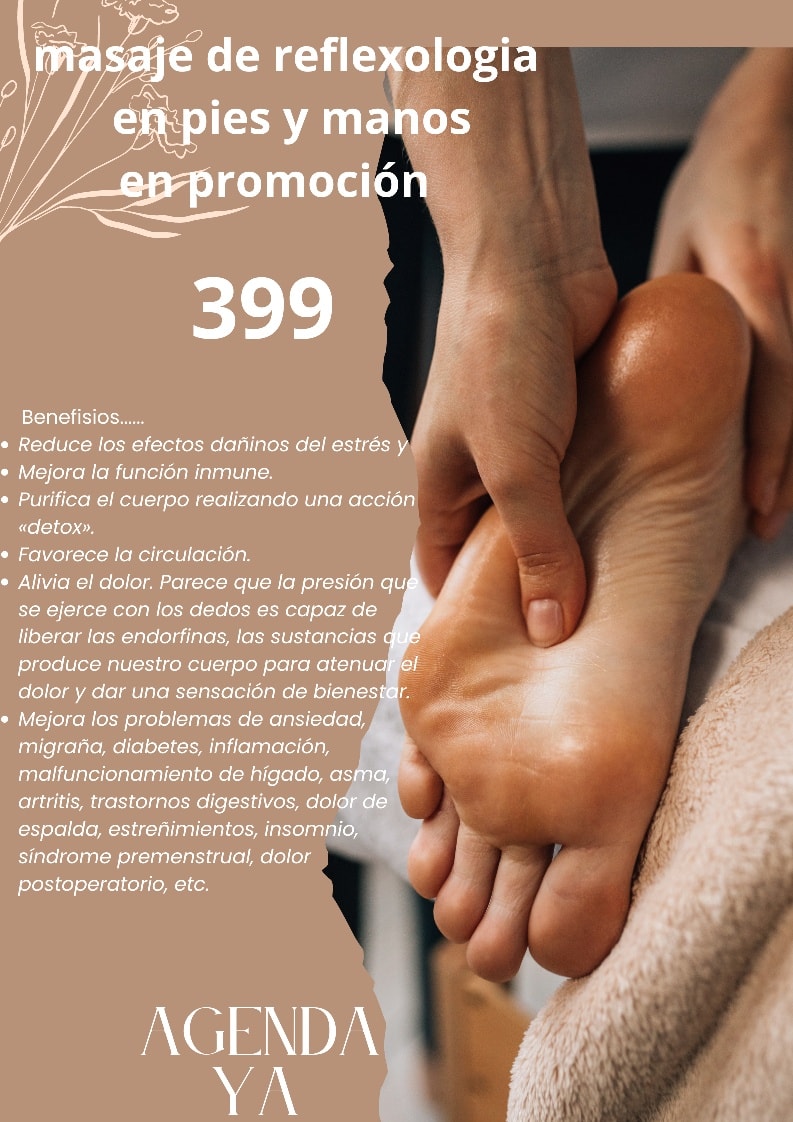 Spa Relax Facebook ad: Masaje de reflexologia