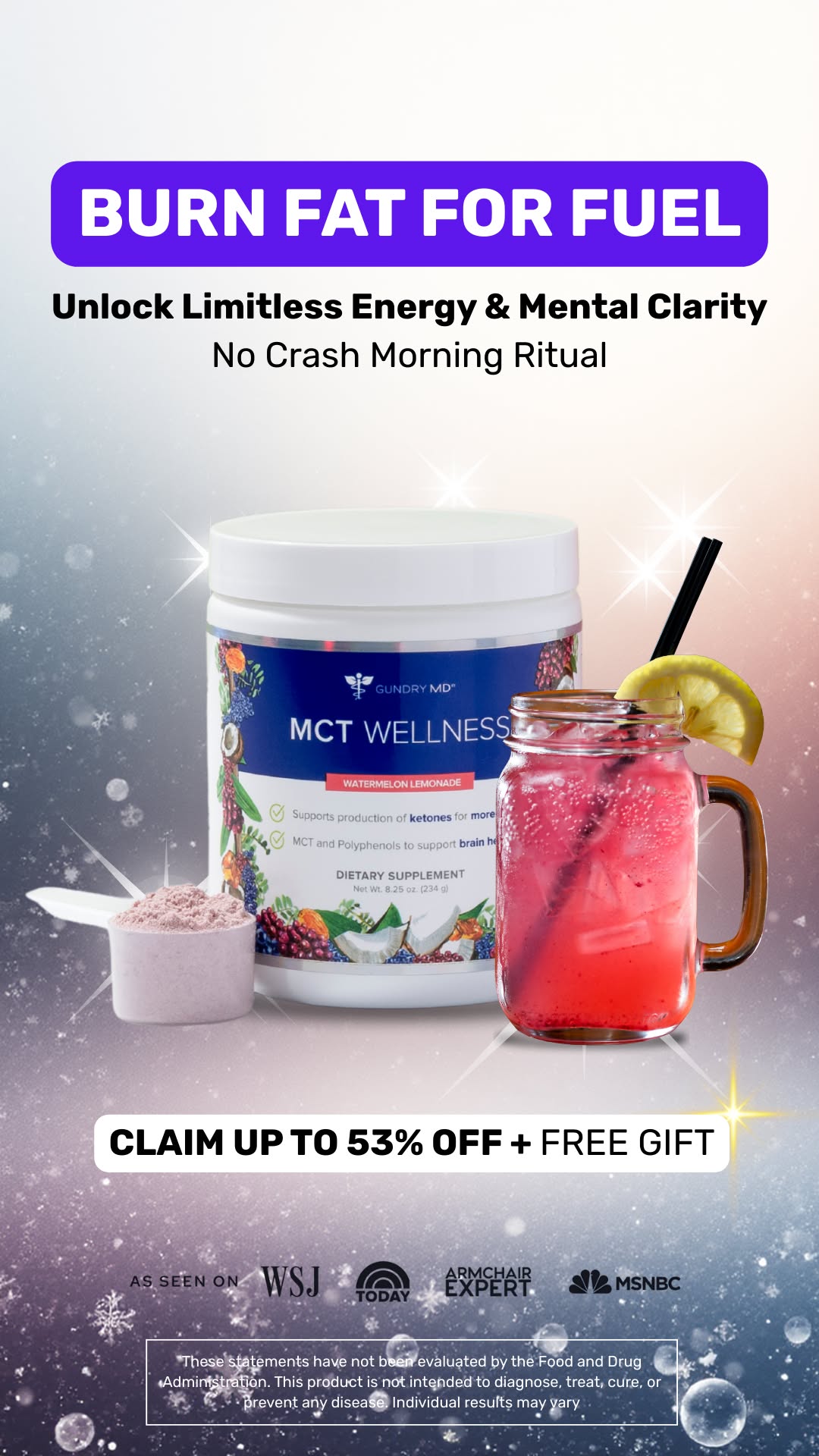 Dr Gundry Energy and Health Facebook ad