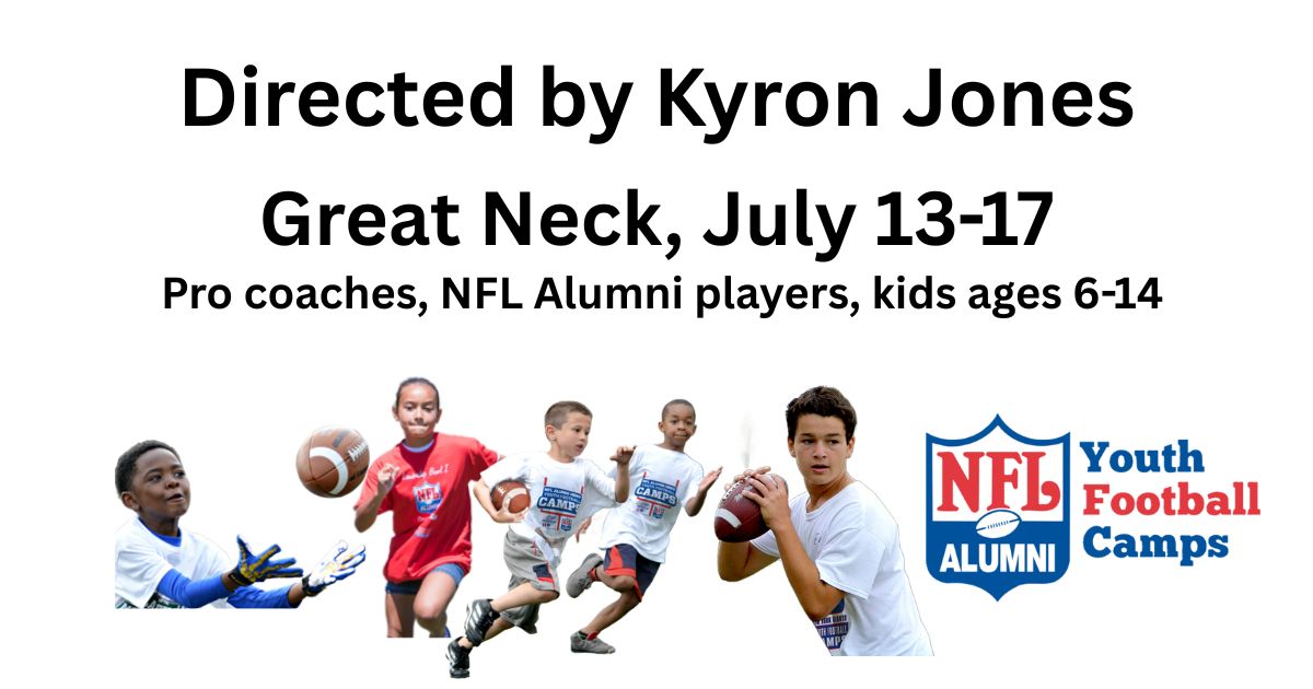 New York NFL Alumni Youth Football Camps Facebook ad