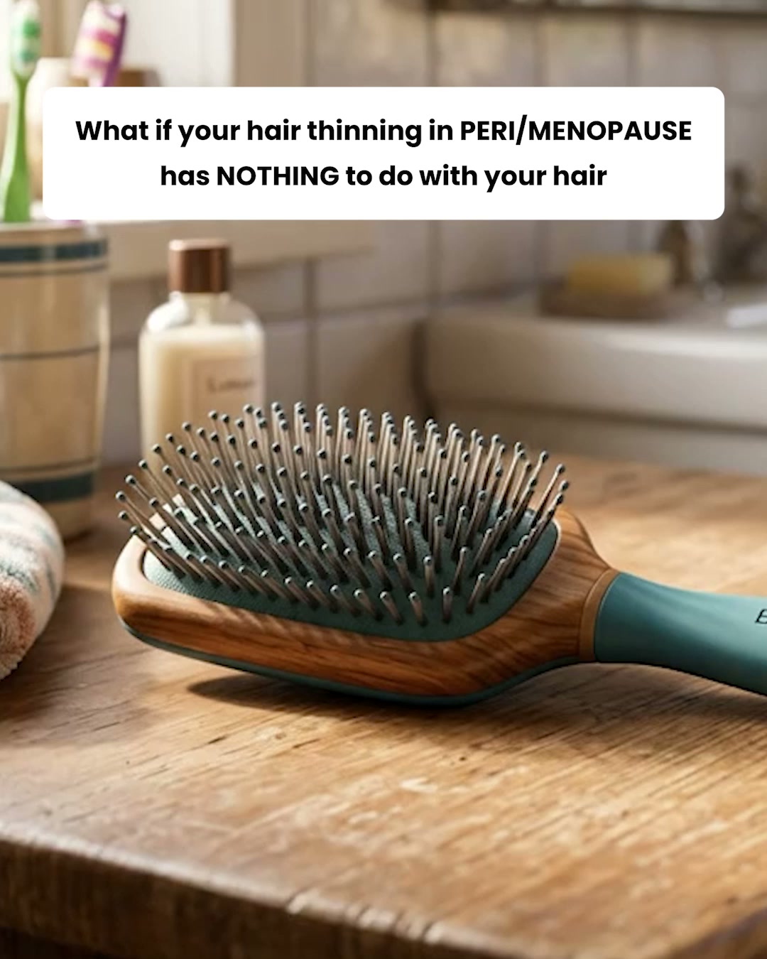 Semaine Health Facebook ad: The Real Reason Your Hair Is Thinning After 40