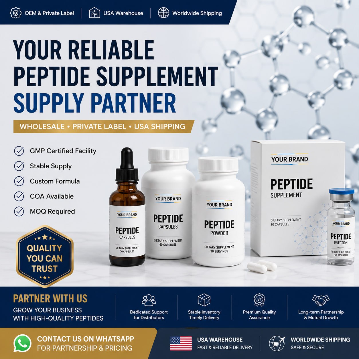 Peptide factory wholesale Facebook ad: We are expanding our distributor network in the…