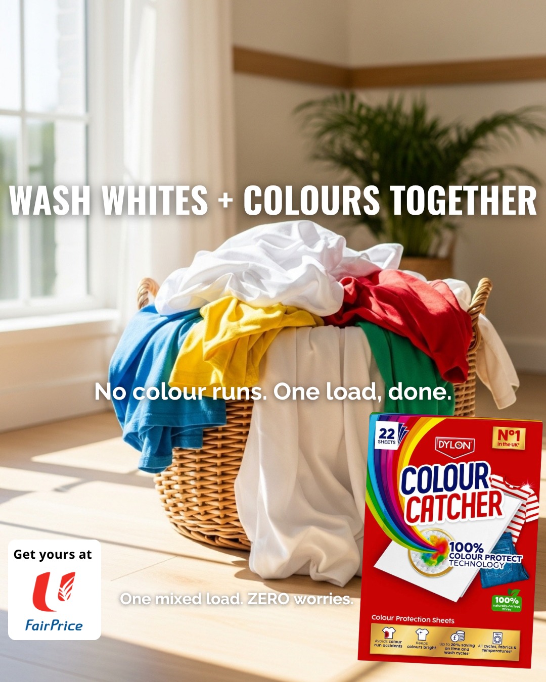 Dylon Singapore Facebook ad: Stop separating your laundry NOW