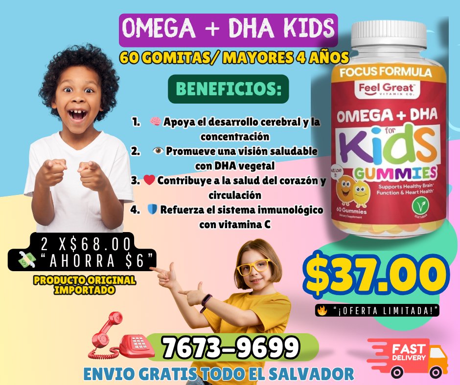 D’todo Camelot Facebook ad: ¡Las mejores vitaminas importadas para niños están aquí!