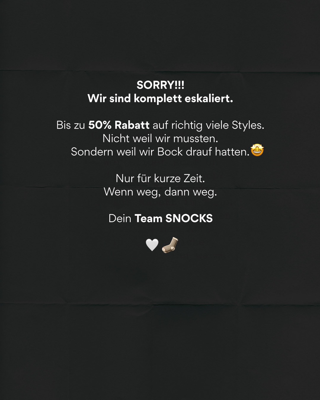 Snocks Facebook ad