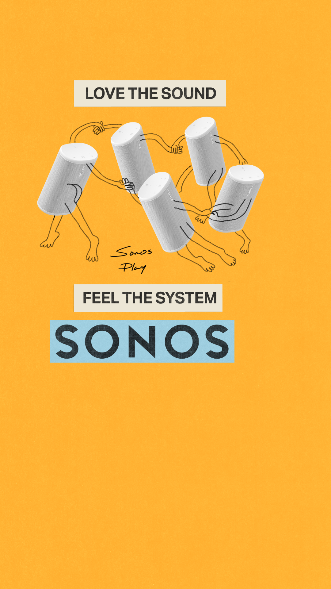 Sonos Facebook ad: Love the sound. Feel the system.