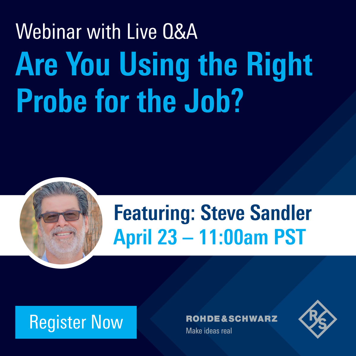 Rohde & Schwarz Facebook ad: Probe Selection: A Quantitative Look