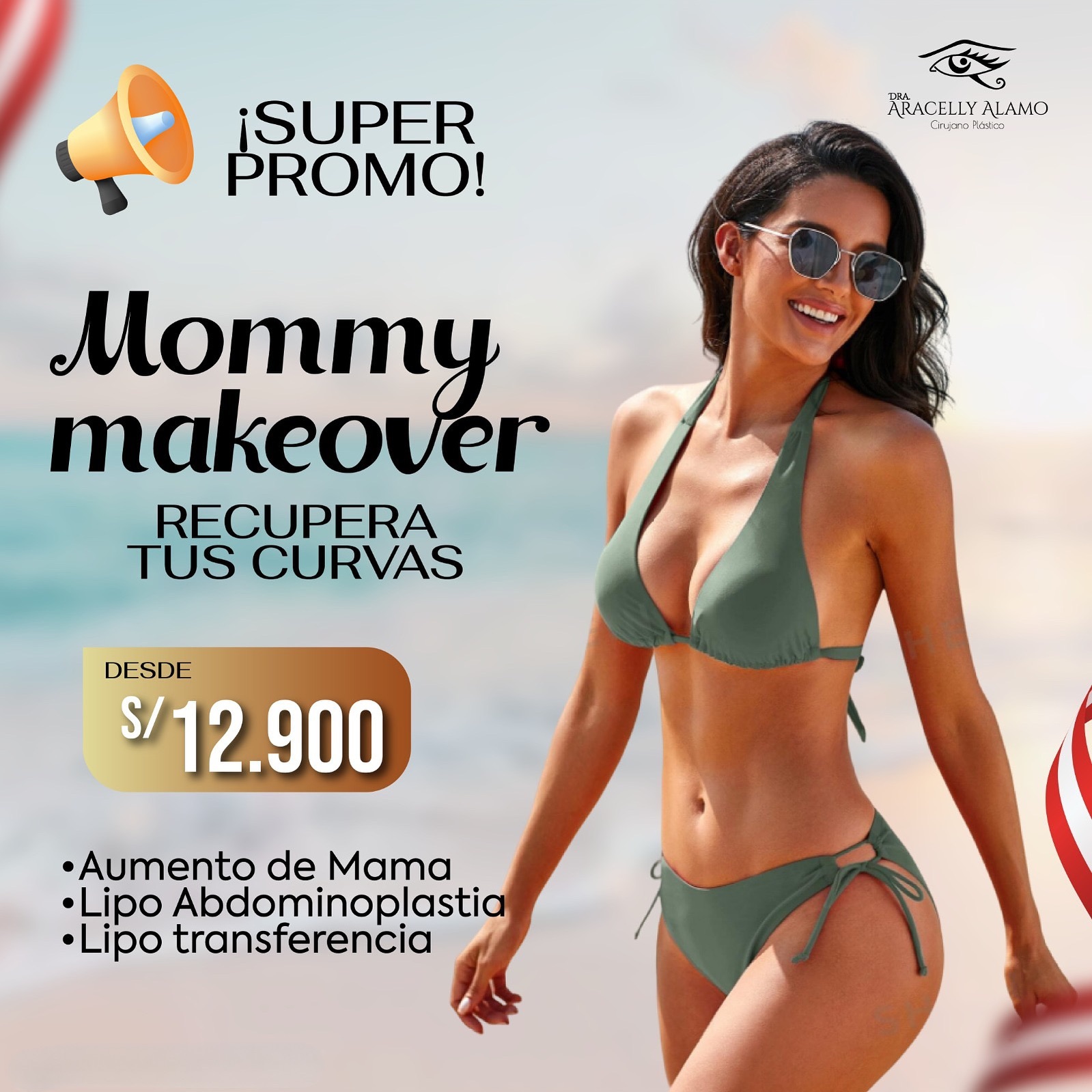 dra.alamodelossantos Facebook ad: Transforma tu confianza con el MOMMY MAKE OVER