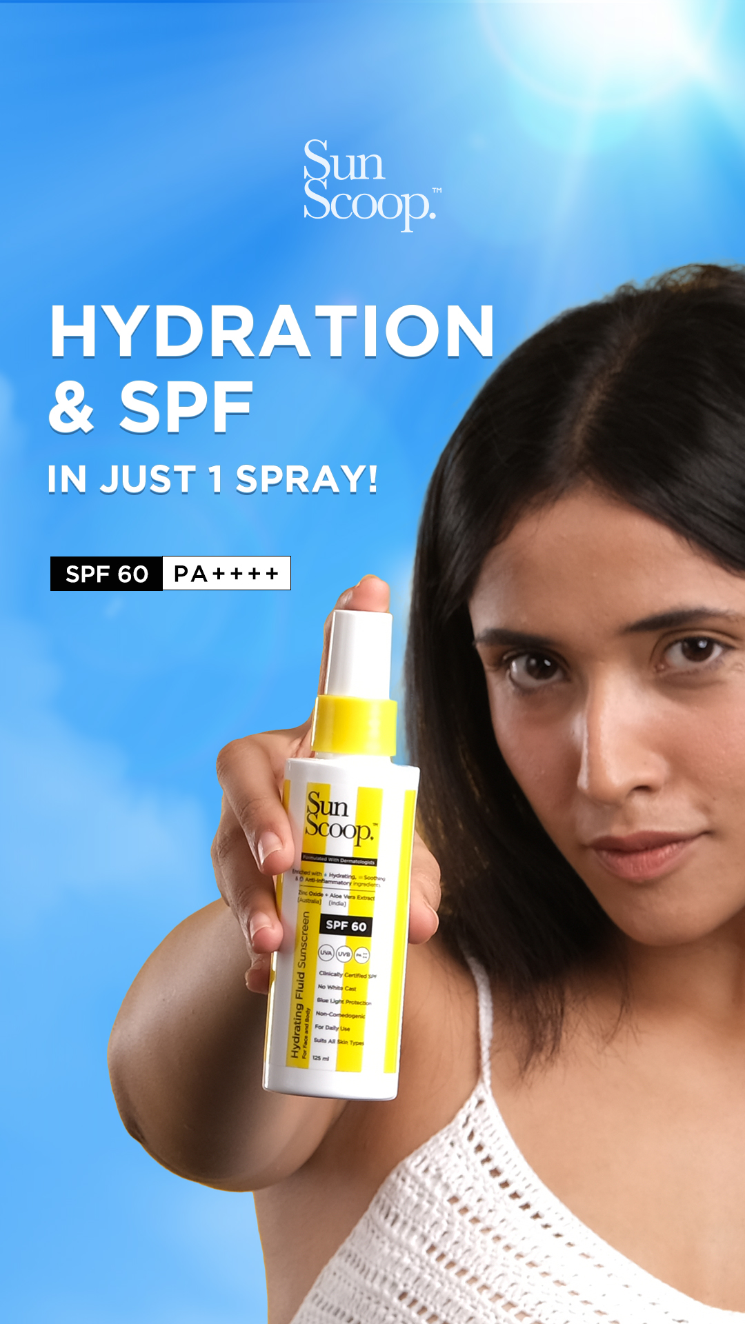 Sunscoop SPF Facebook ad
