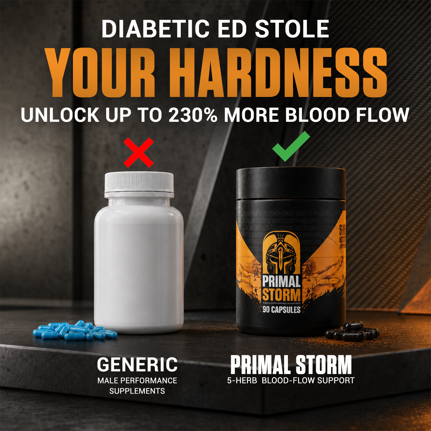 Primal Storm Supplements Facebook ad