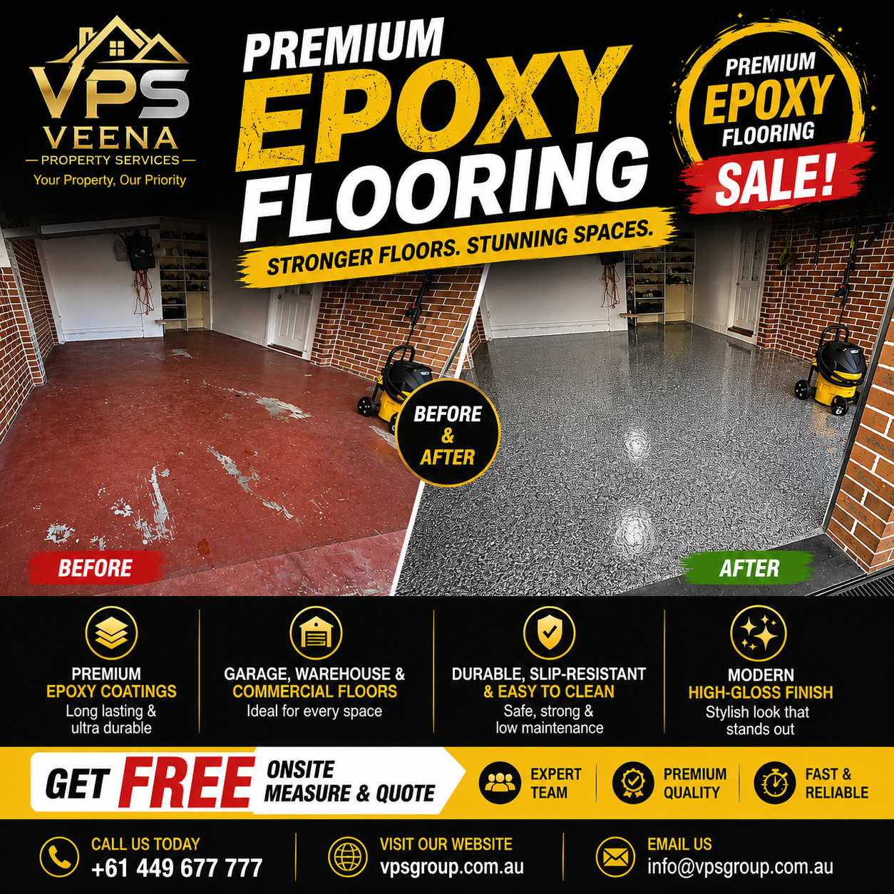 Veena property services Facebook ad: Message For Price & Free Visit