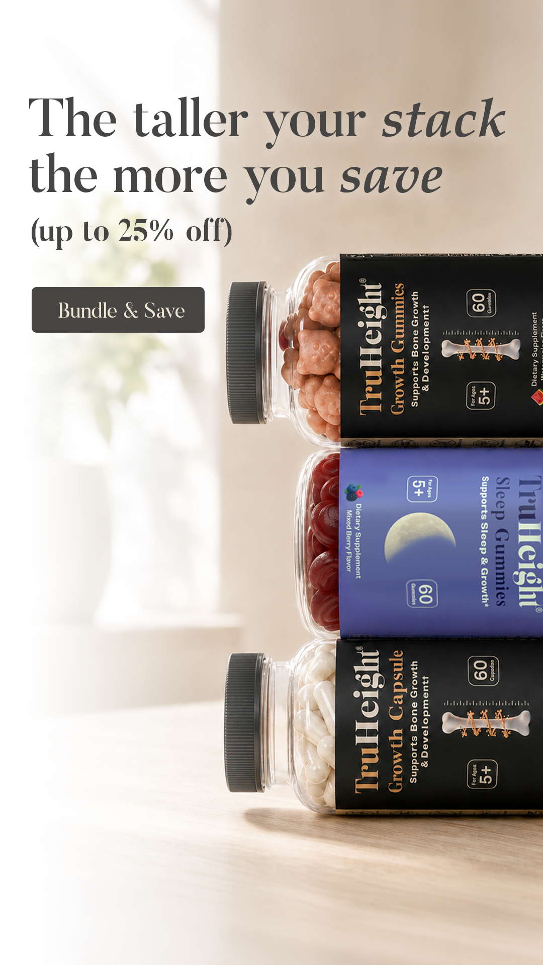 TruHeight Vitamins Facebook ad