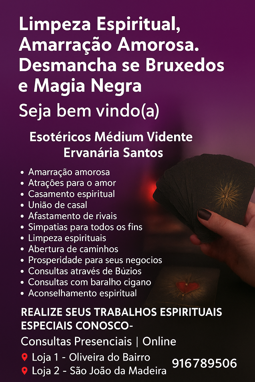 Médium Santos Tarot dos Orixás Facebook ad: Seu caminho está fechado?