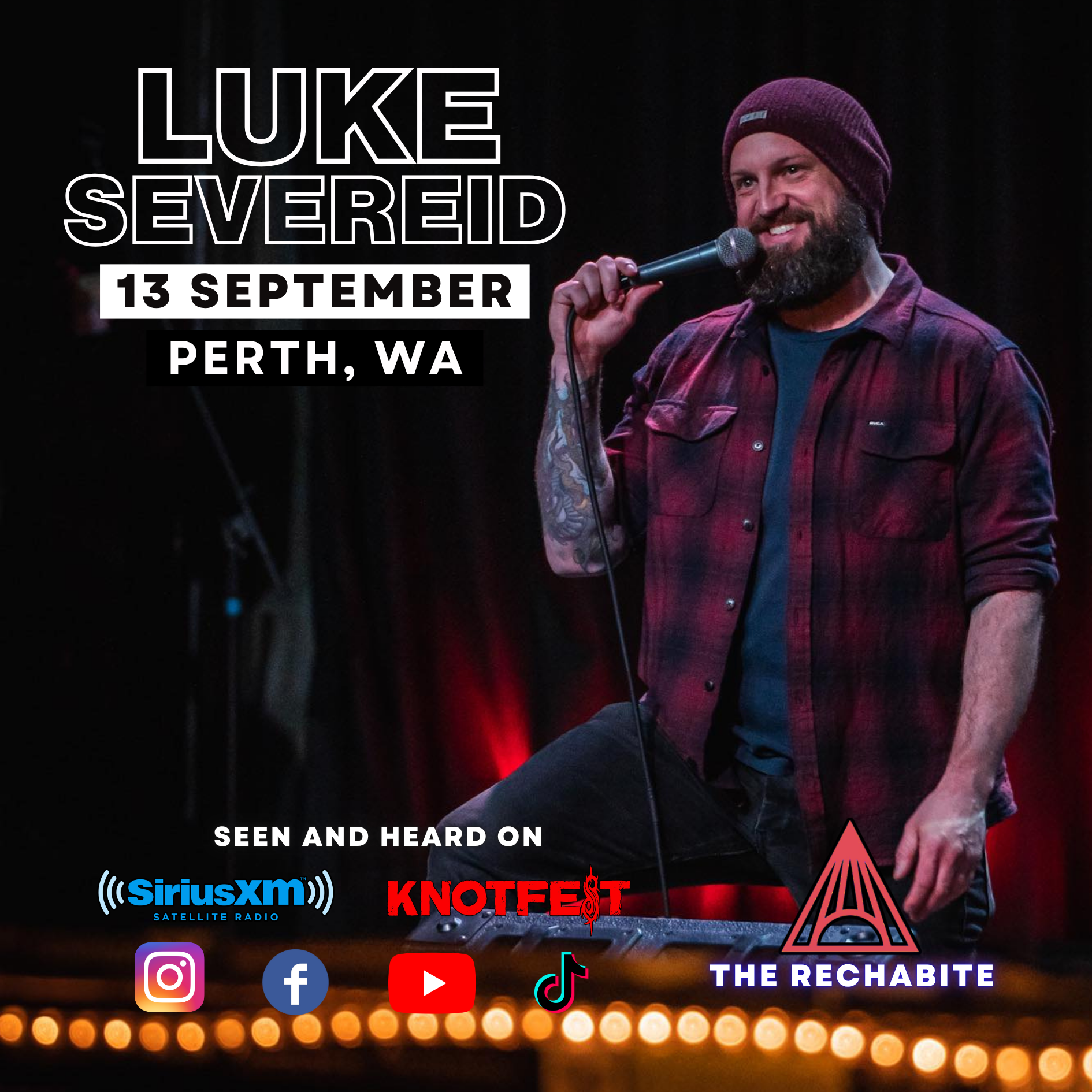 Luke Severeid Facebook ad: Luke Severeid // Perth // Here To F@#K Spiders // The…