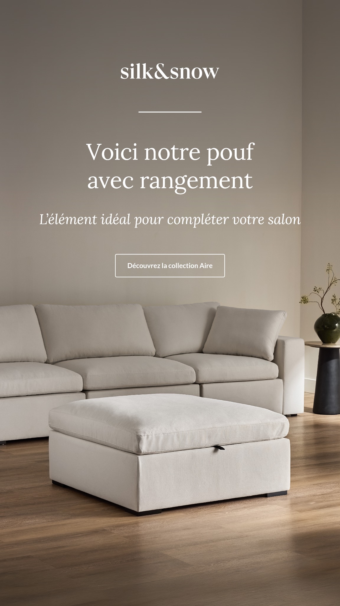 Maison Silk & Snow Facebook ad