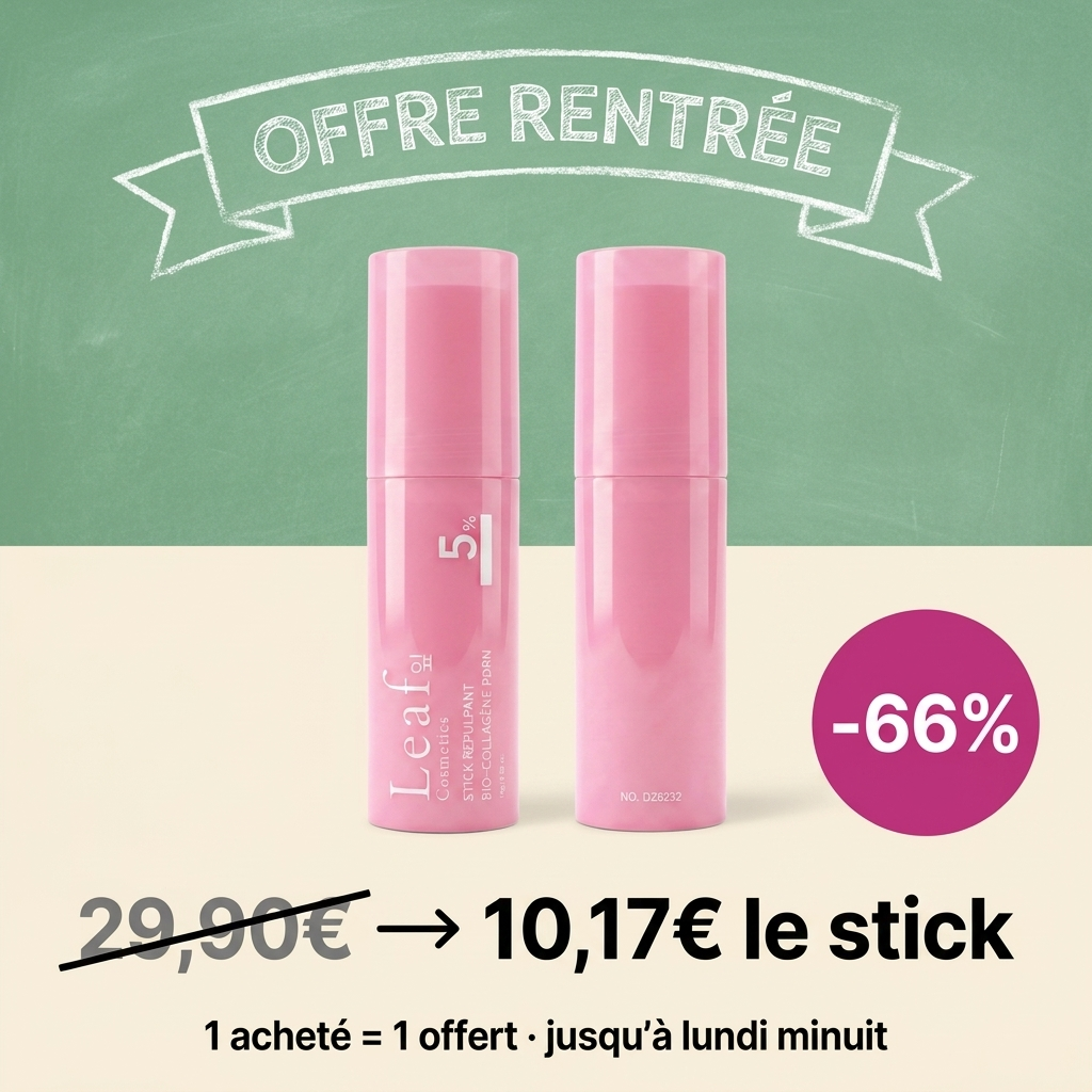 Leaf Co Facebook ad: Soldes d'été: 1 Acheté = 1 Offert