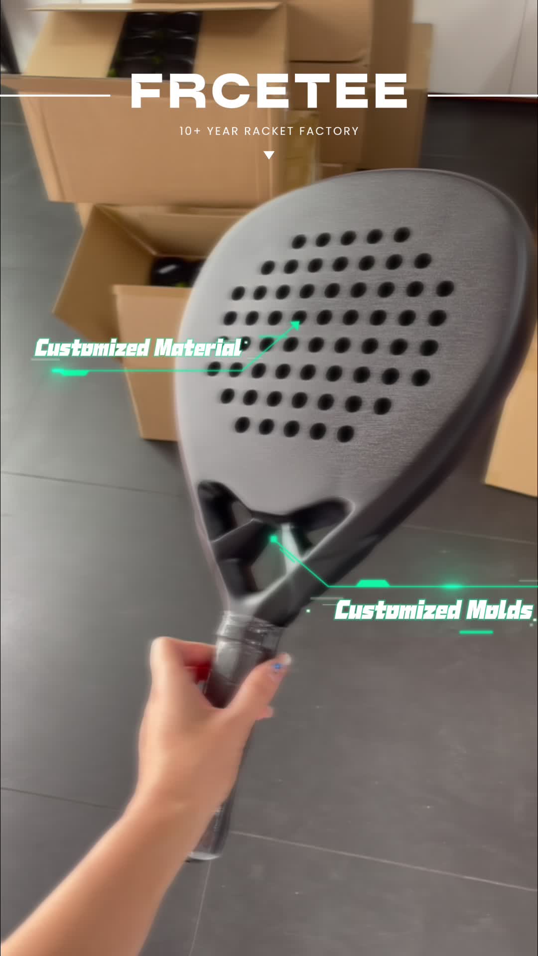 FCT Manufacturer Facebook ad: Looking for durable, high-performance Padel rackets for…