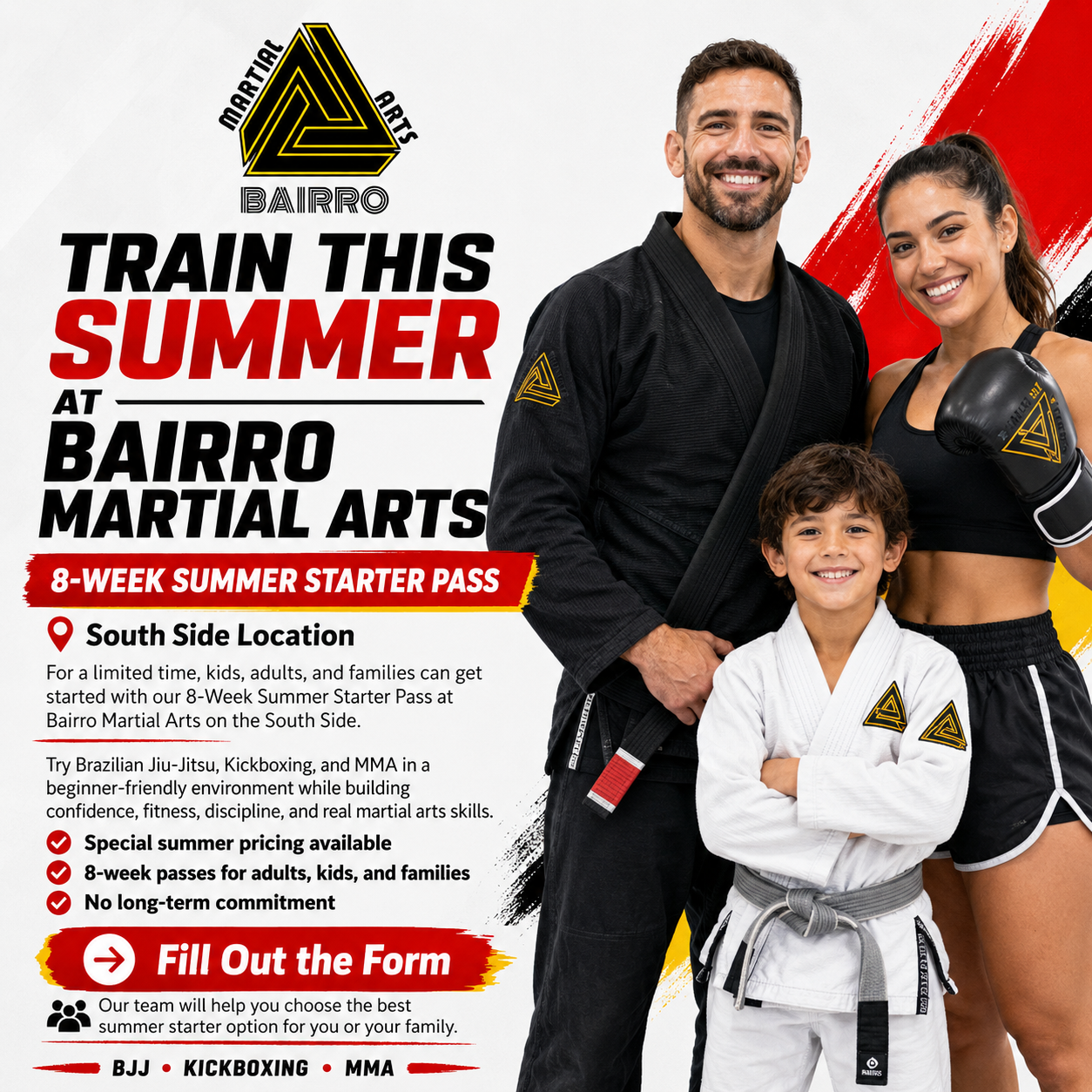 Bairro Brazilian Jiu-Jitsu & Muay Thai Kickboxing Facebook ad