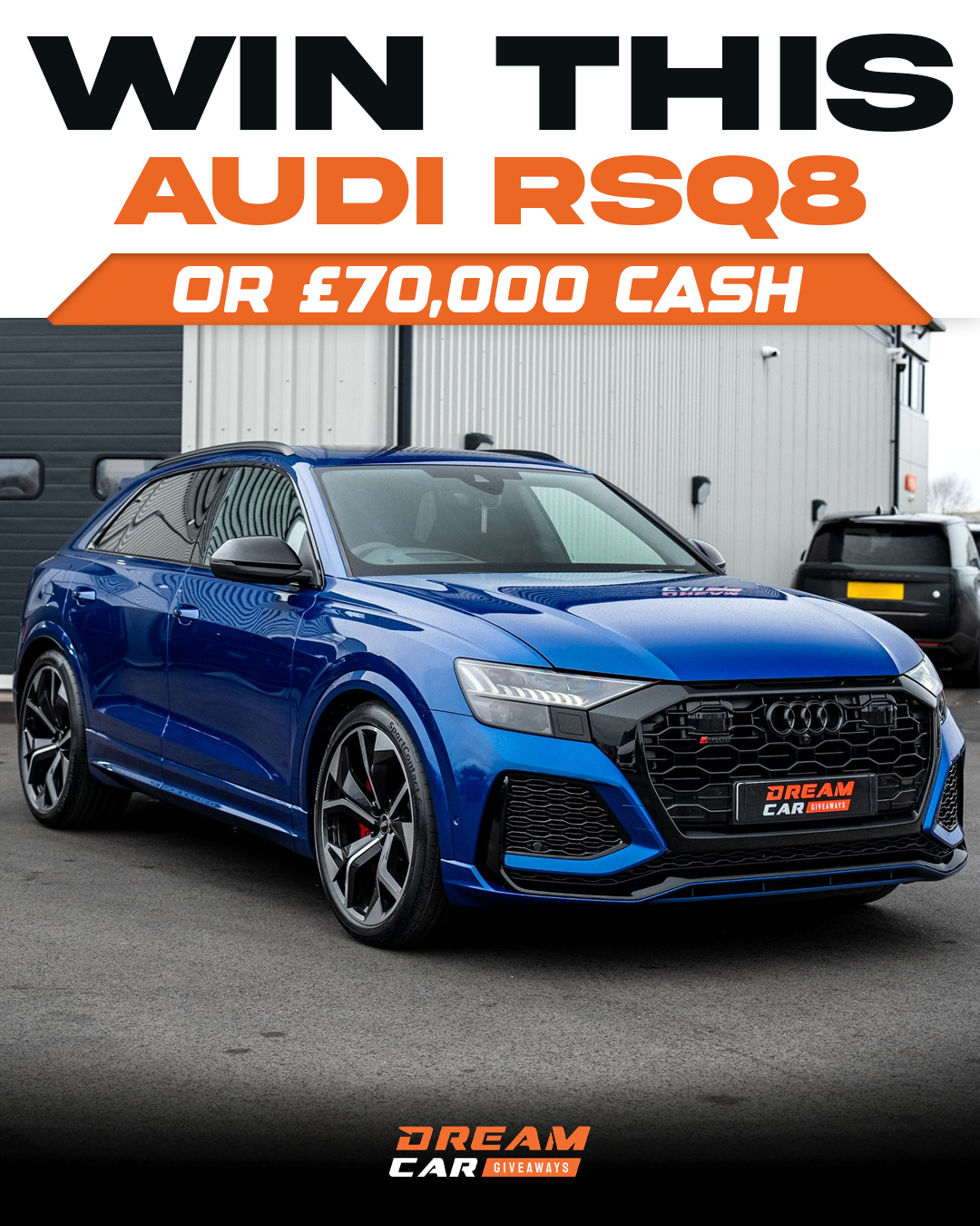 Dream Car Giveaways Facebook ad