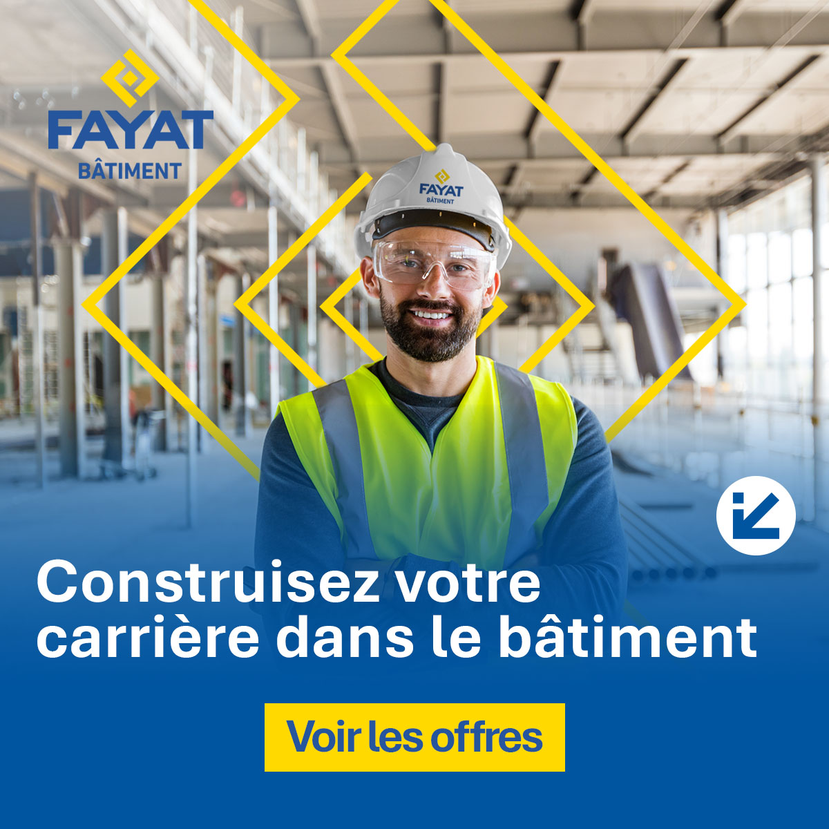 Fayat Bâtiment Facebook ad: Bâtissez votre carrière avec nous