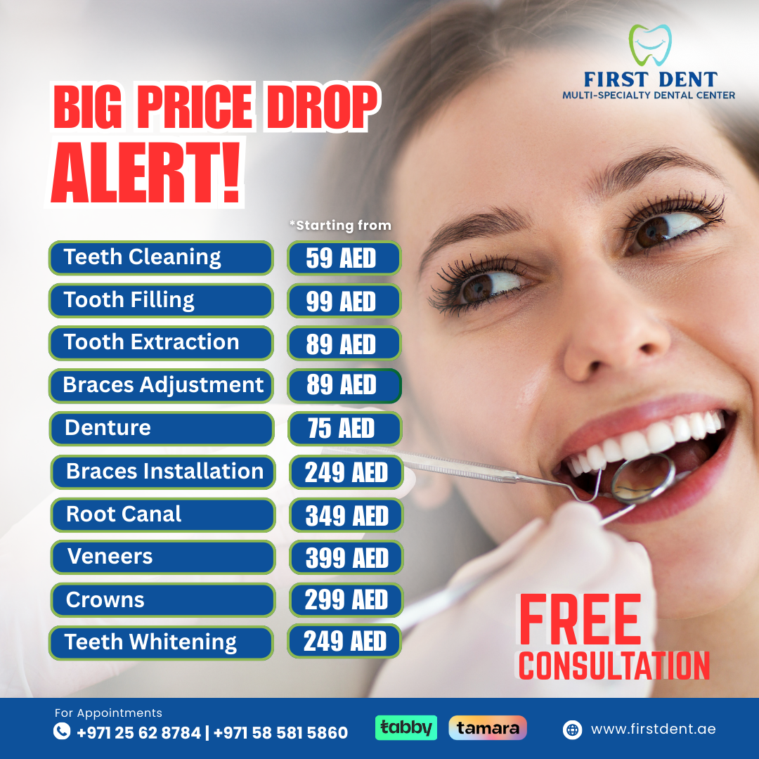 FirstDent Dental Center LLC Facebook ad