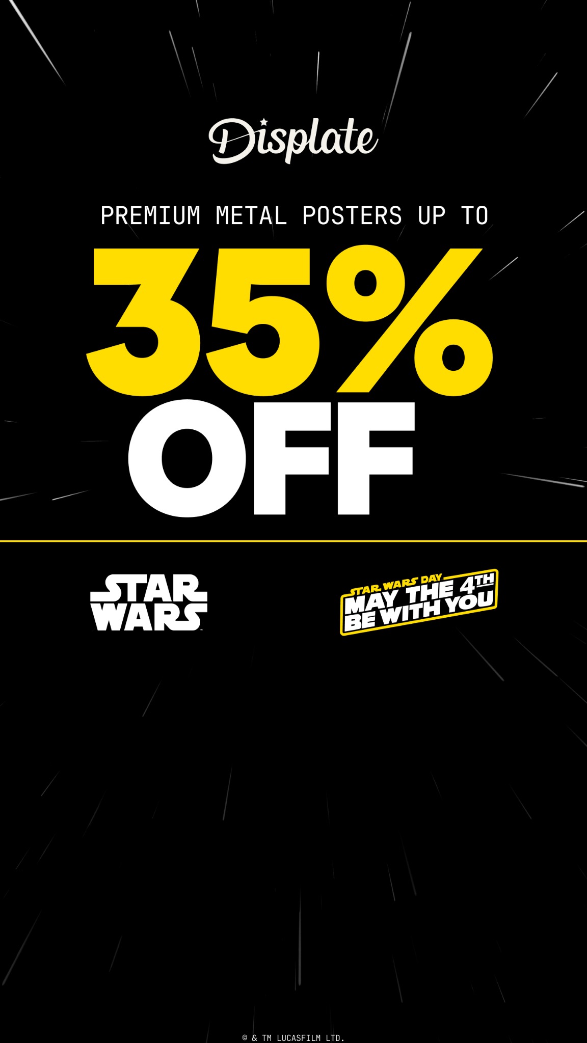 Displate Facebook ad