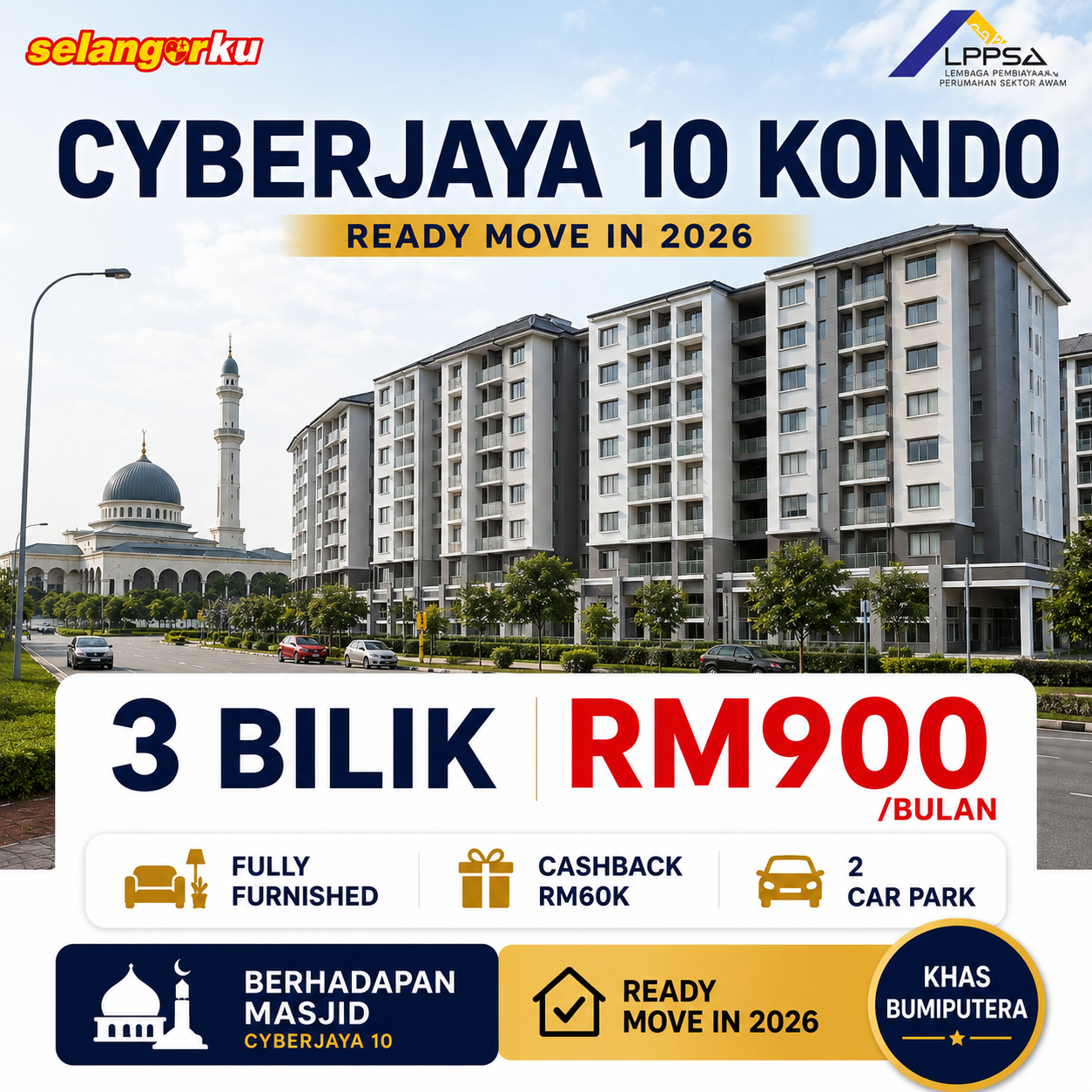 DreamScape Realty Facebook ad: Rumah Pertamku