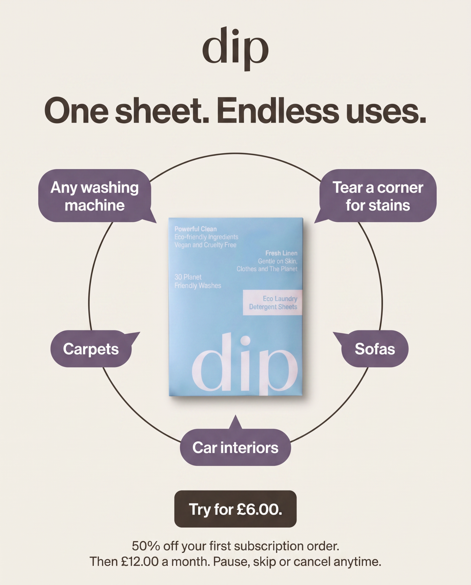We Are Dip Facebook ad: It's A Stain Remover Too