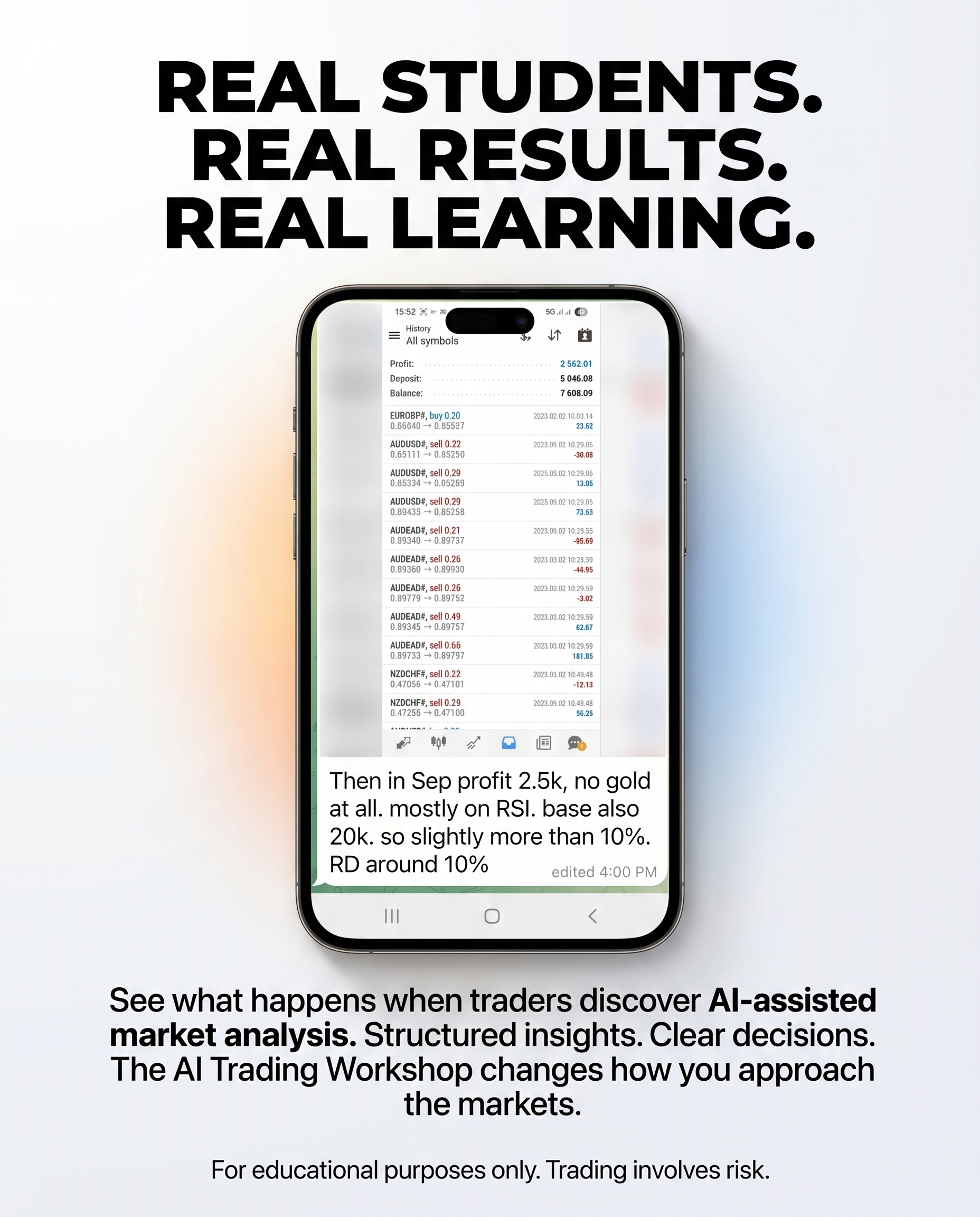 Algo Venture Academy Facebook ad