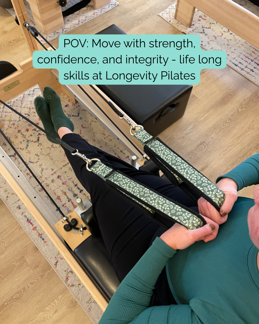 Longevity Pilates Facebook ad from Aug 14, 2026