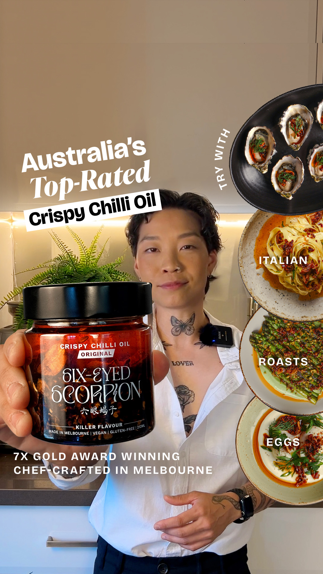 Six-Eyed Scorpion Facebook ad