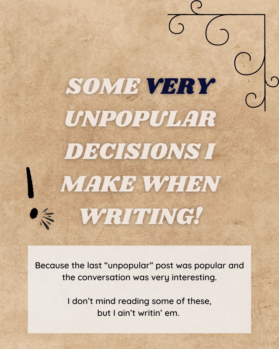 J. R. Redstone Facebook ad: Our discussion about unpopular opinion around fantasy…