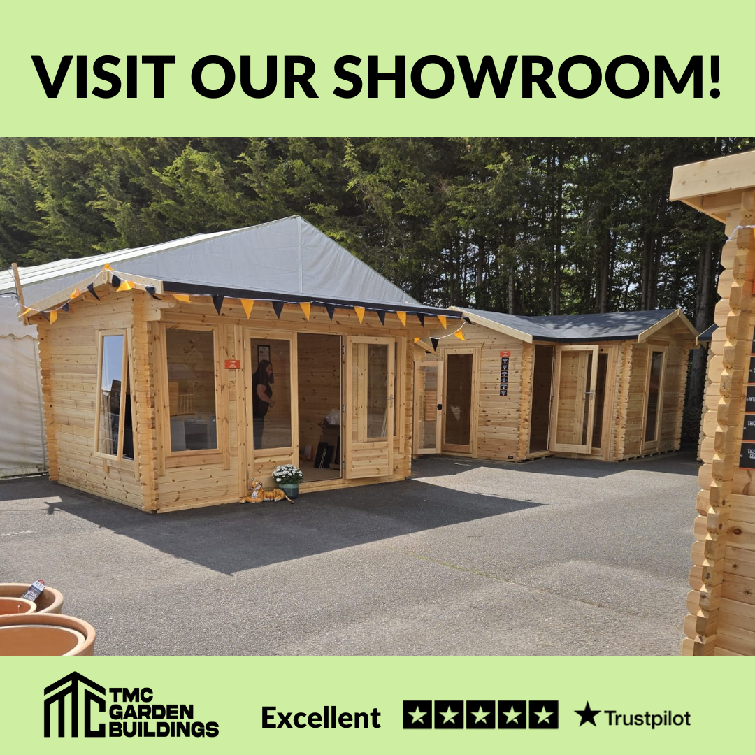 TMC Garden Buildings Stonham Barns Facebook ad: Elevate Your Garden with TMC Garden Buildings!