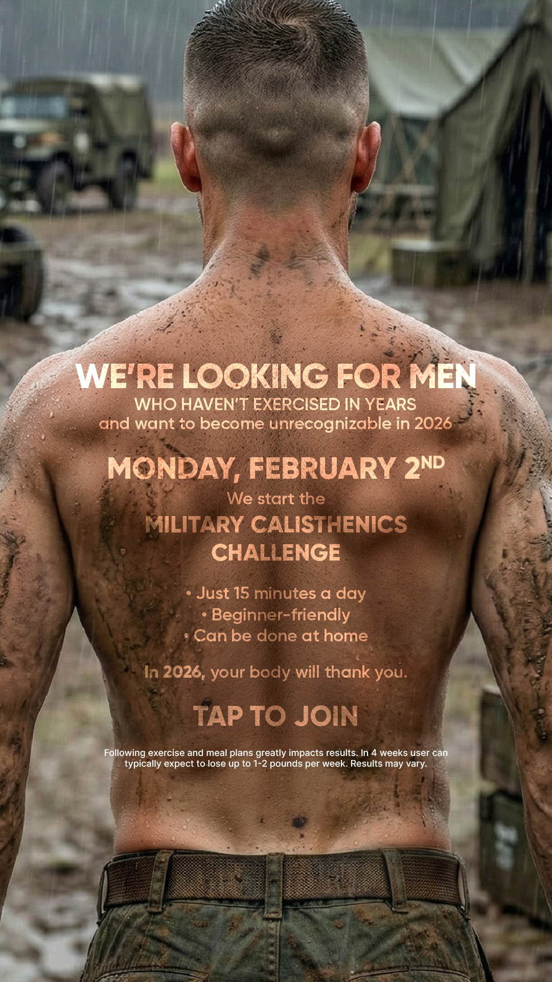 BetterMe Men Facebook ad