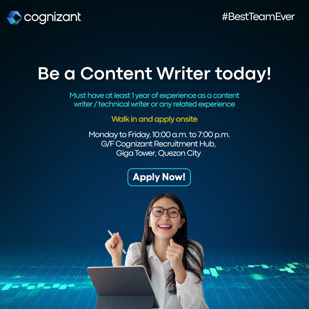 Cognizant Philippines Facebook ad