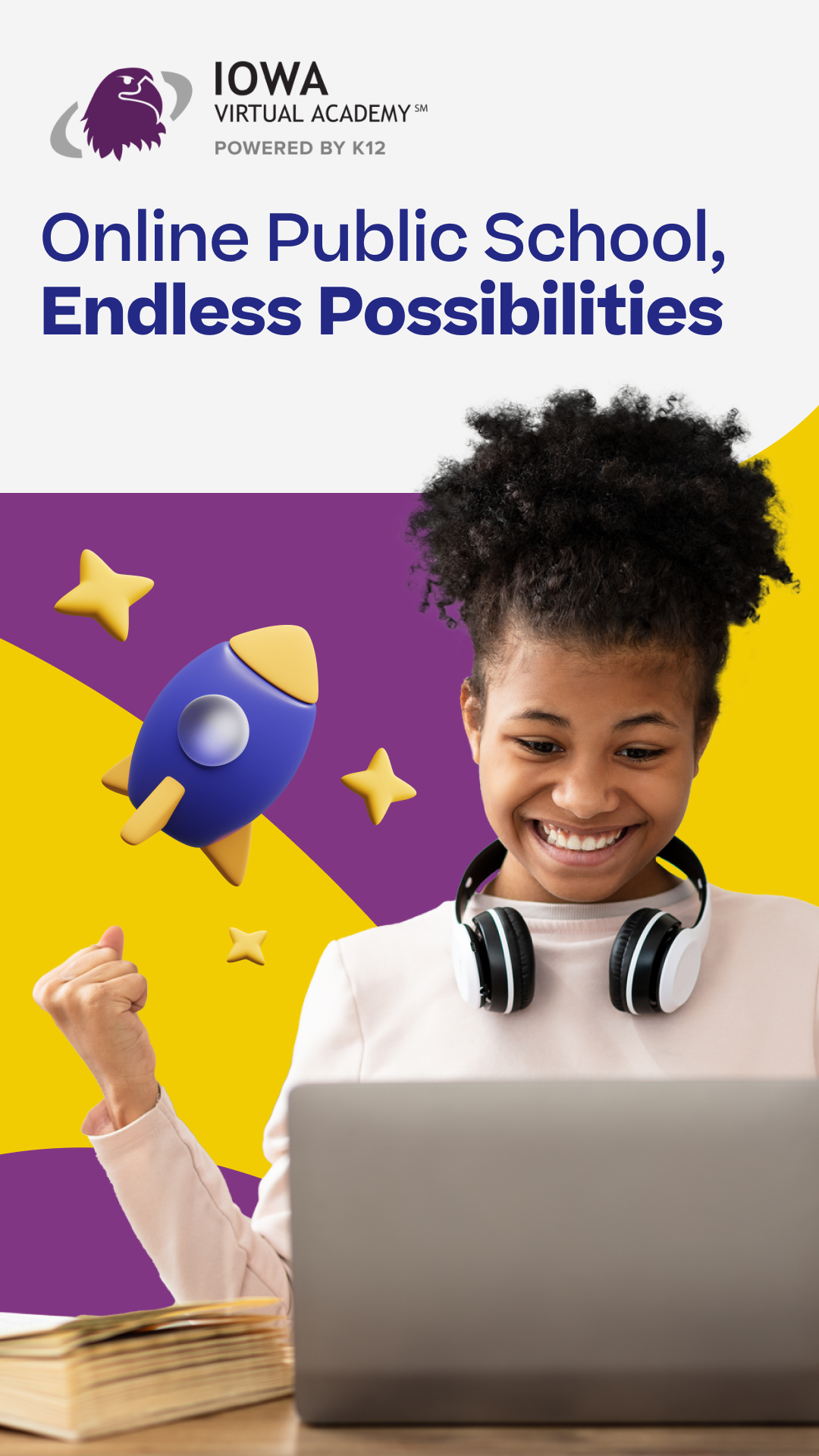 Iowa Virtual Academy at K12 Facebook ad from Mar 26, 2026