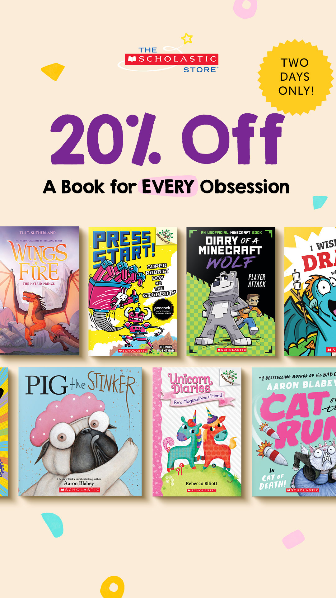 Scholastic Facebook ad