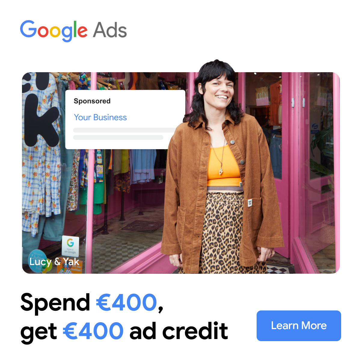 Google Ads Facebook ad