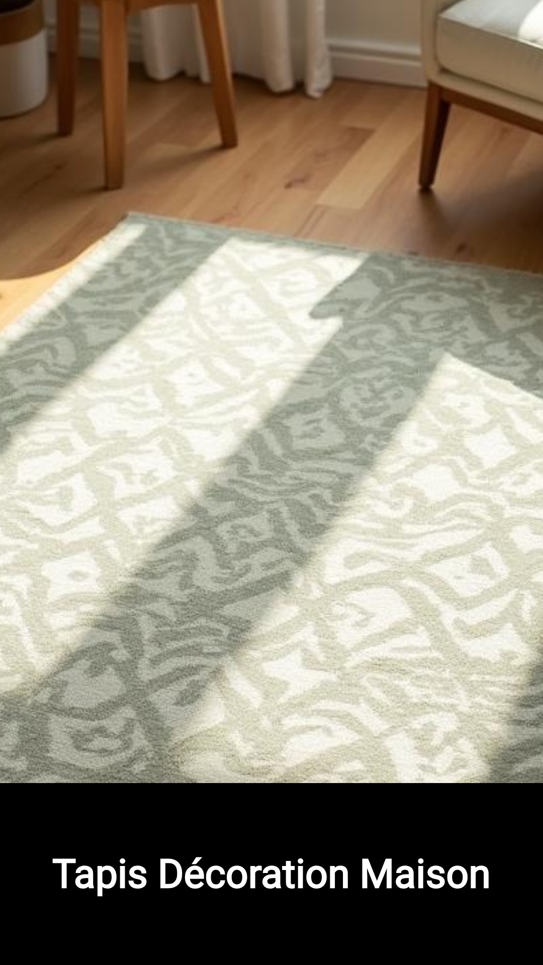 GetSearching Impact Facebook ad: Tapis Décoration Maison!