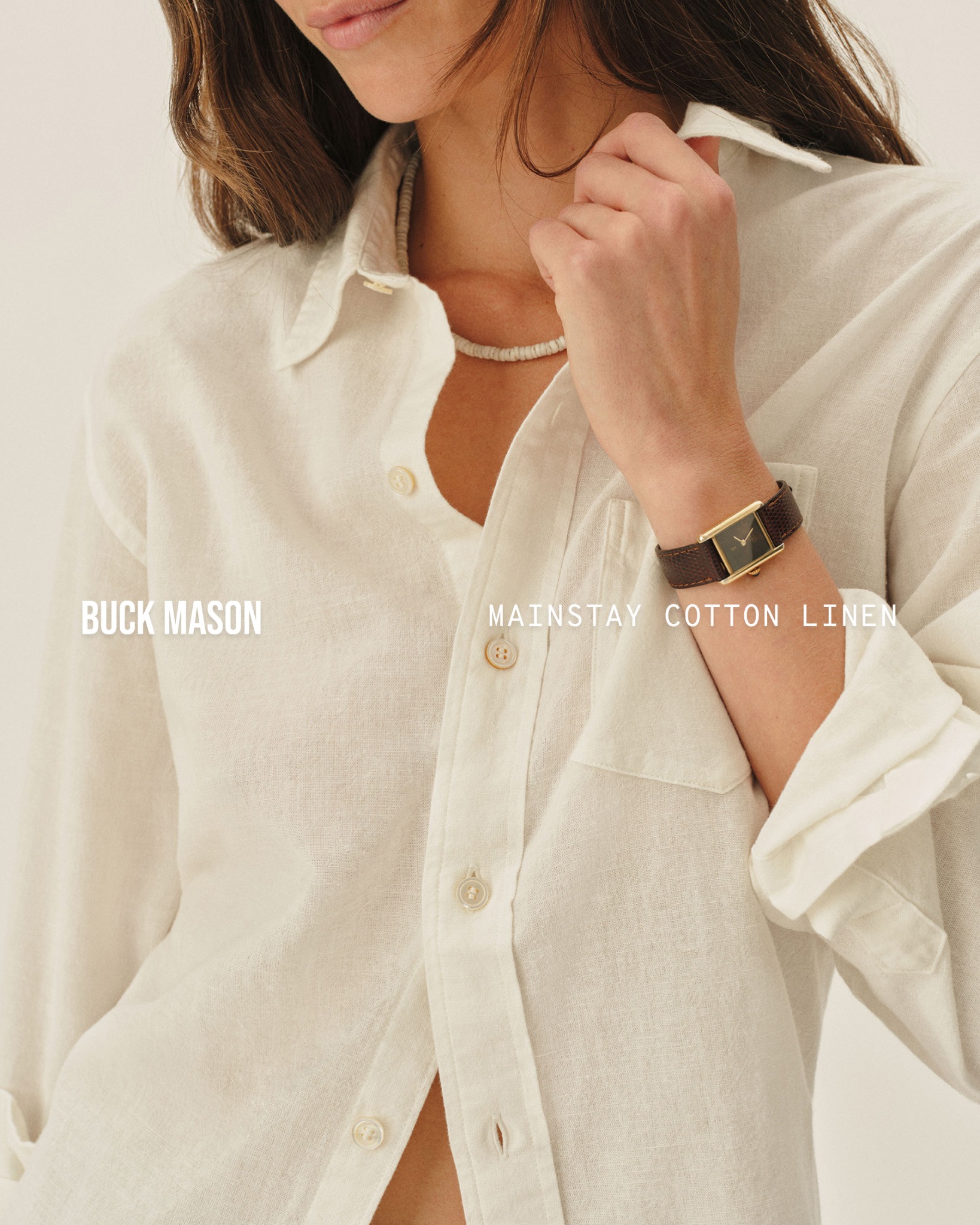 Buck Mason Women's Facebook ad