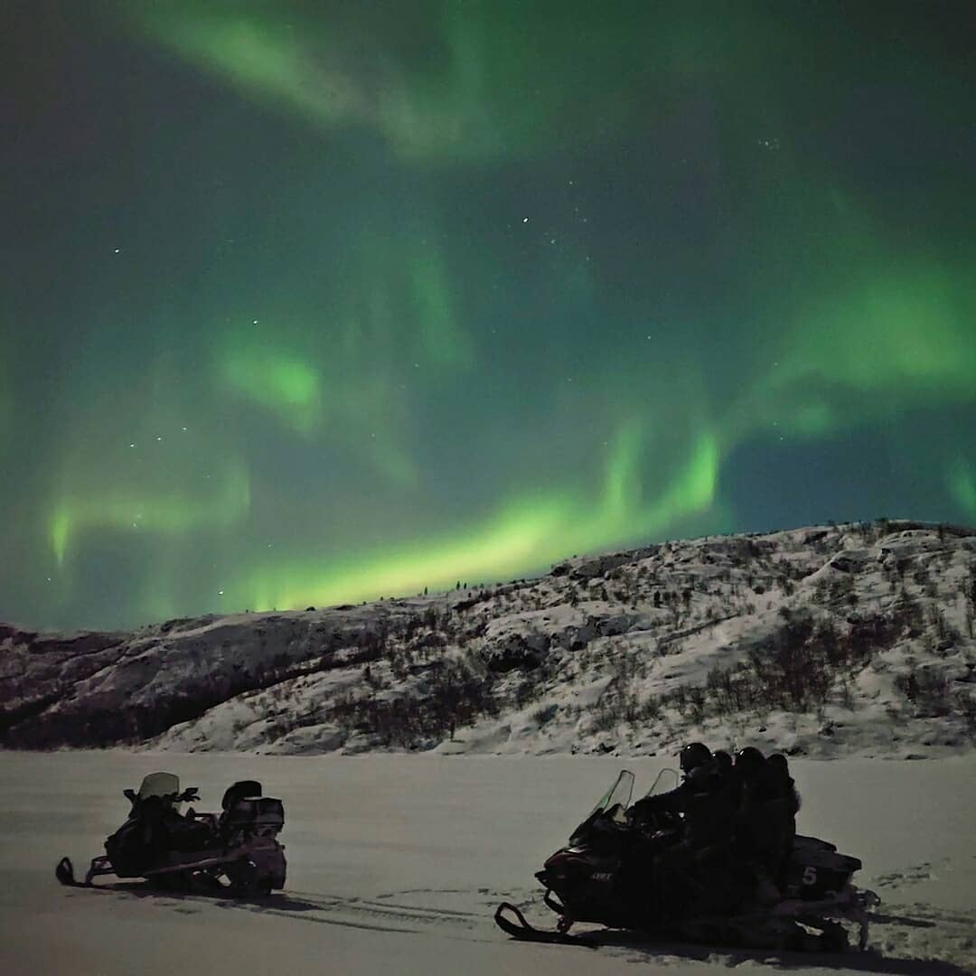 Snow Resort Kirkenes Facebook ad: Book Snowmobile Tour Today