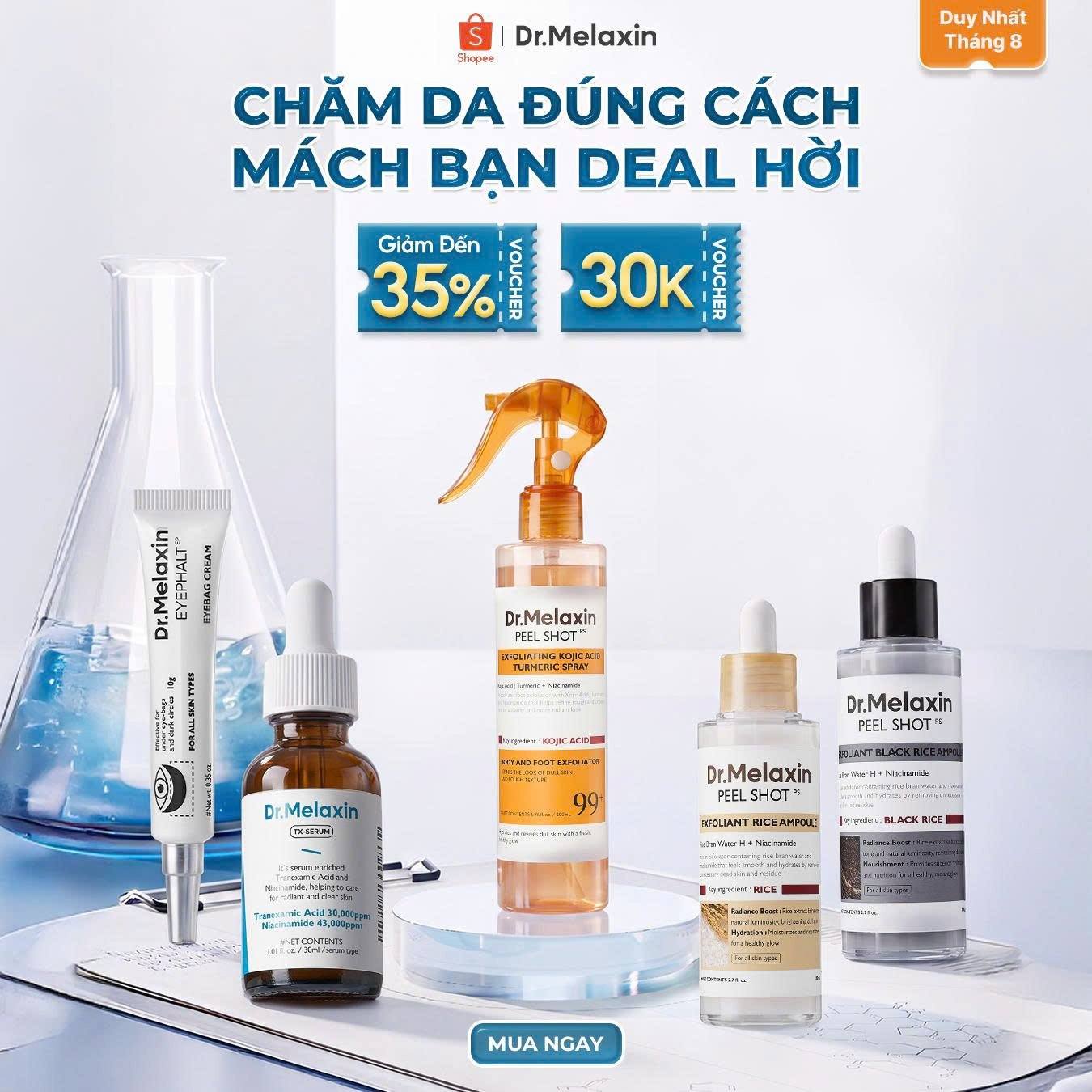 Dr.Melaxin Việt Nam Facebook ad: QUÀ TẶNG ĐÓN HÈ - TƯNG BỪNG ƯU ĐÃI