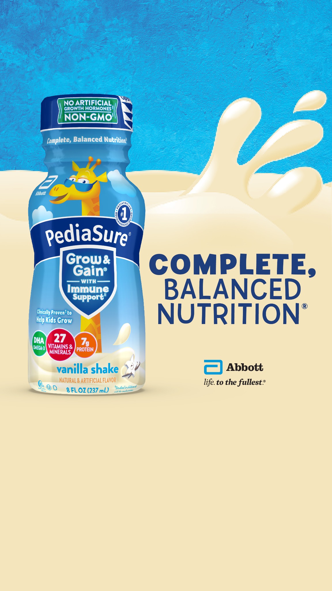 PediaSure US Facebook ad from Apr 1, 2026