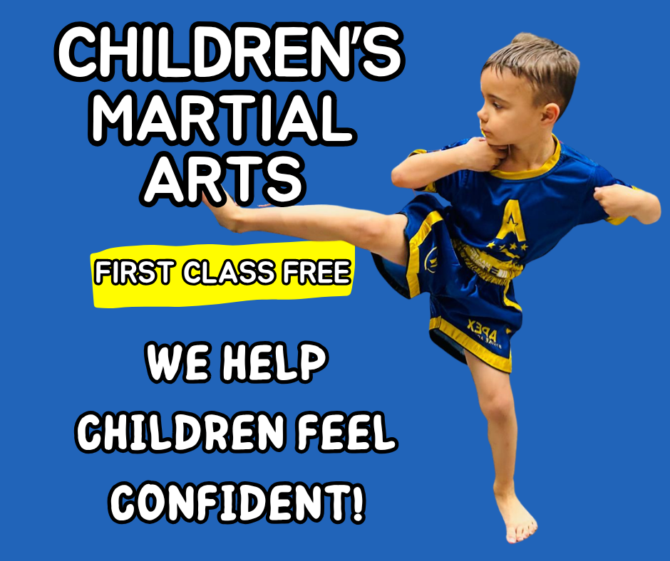 Apex Strike Academy Facebook ad: Build Confidence Through Kickboxing