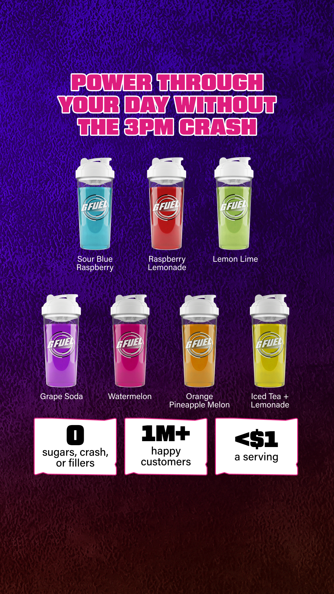 G FUEL Facebook ad