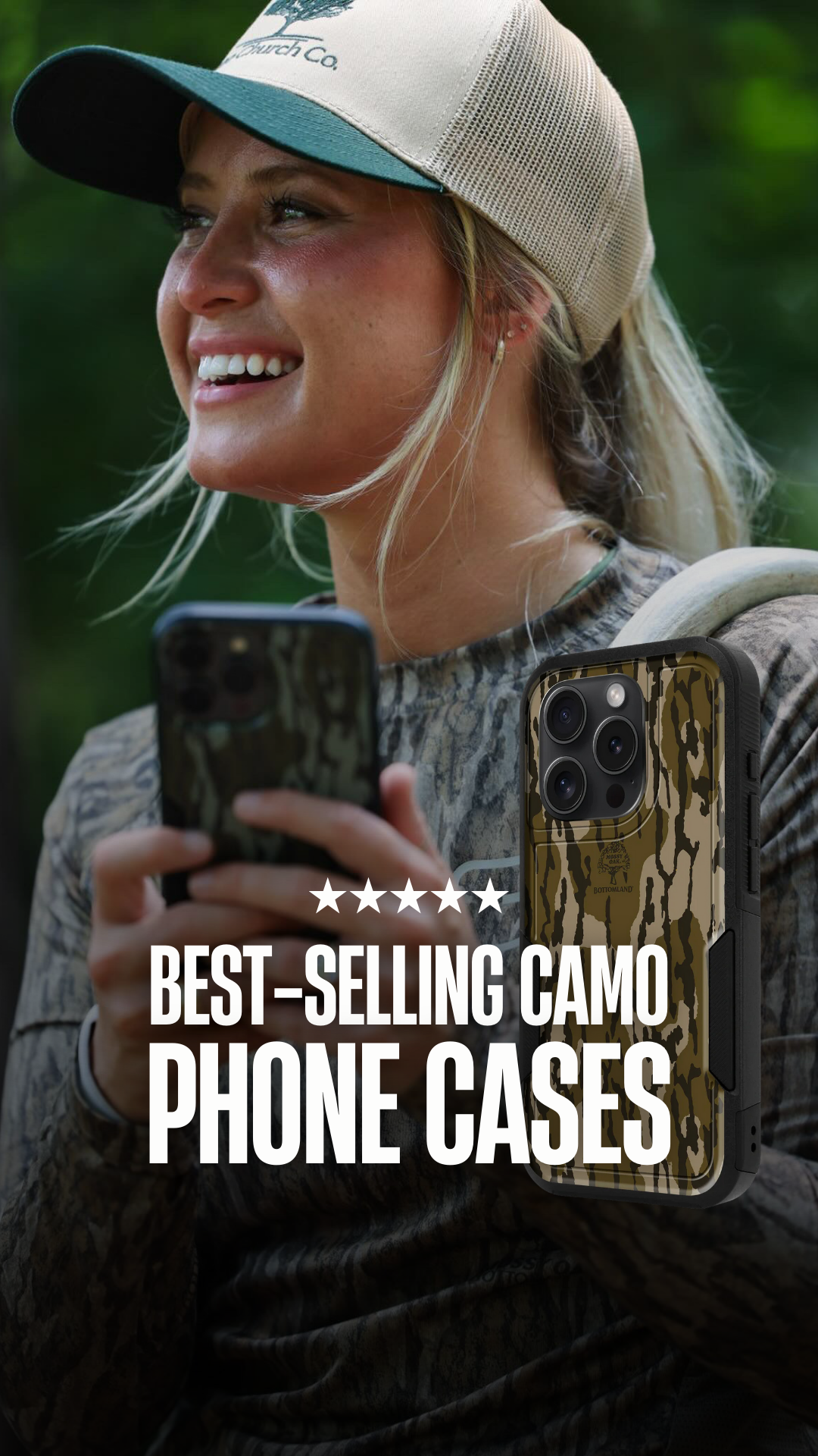 Kamo Skinz Facebook ad: iPhone & Android Camo Phone Cases